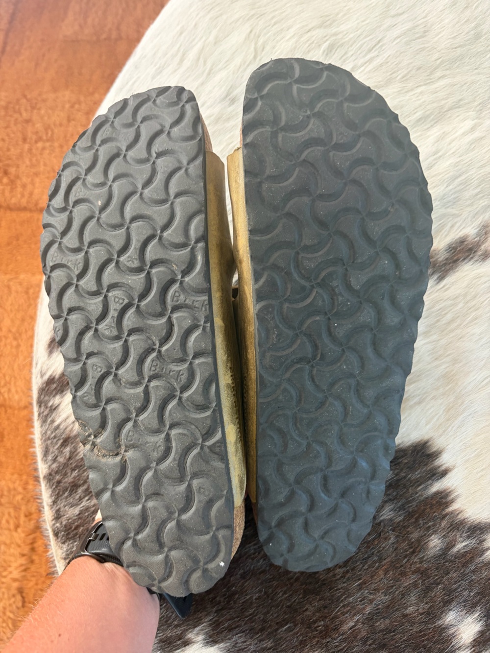 Birkenstock Big Buckle Arizona in Olive 40 N - Picture 5 of 6